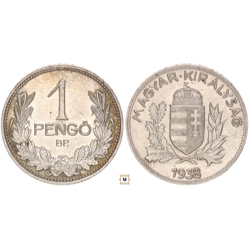 1 pengő 1938 BP