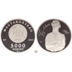 5000 forint Fáy András 2014 BP