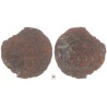 Mária 1382-1387/1395 Denár ÉH 443, Liliom-Liliom  Kassa, Korabeli hamis