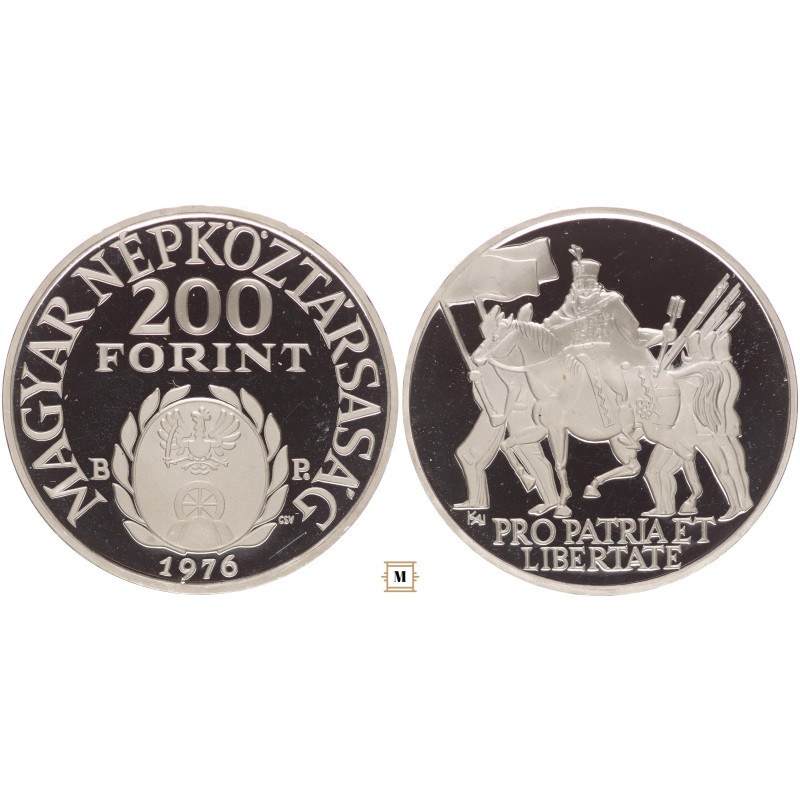 200 forint II. Rákóczi Ferenc 1976 BP