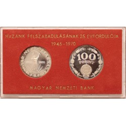 50-100 forint Felszabadulás 1970 BP MNB csomagolásban