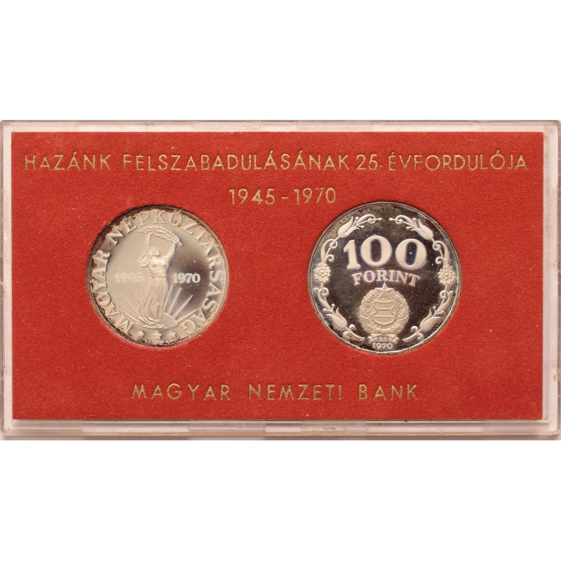 50-100 forint Felszabadulás 1970 BP MNB csomagolásban