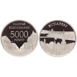 5000 forint Világörökség: Budapest 2009 BP