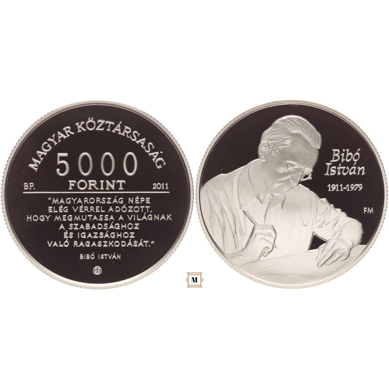 5000 forint Bibó István 2011 BP