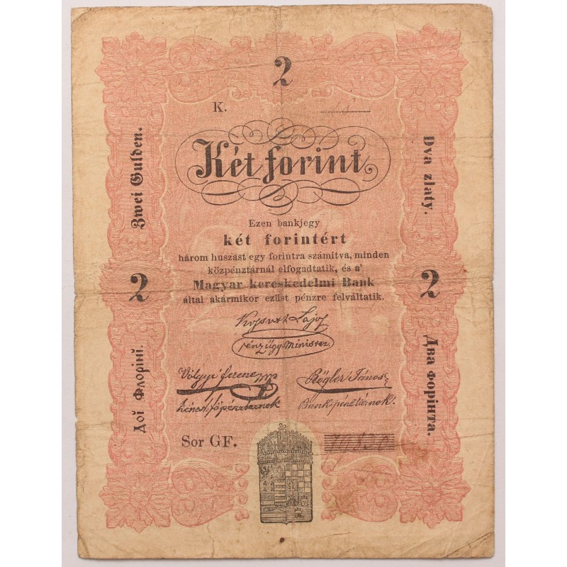 2 forint 1848