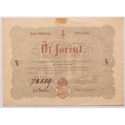 5 forint 1848 Barna