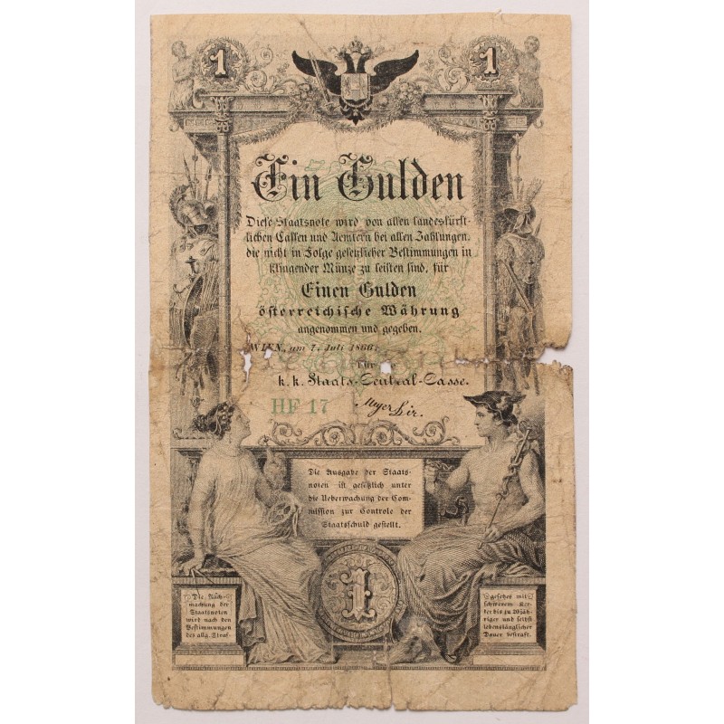 1 gulden 1866