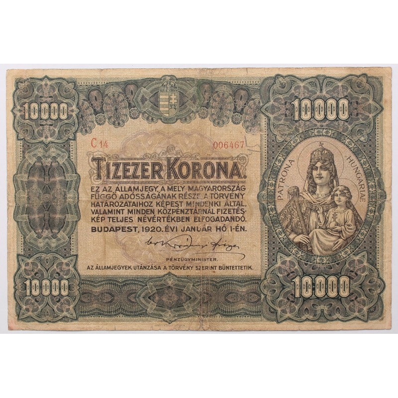 10000 korona 1920