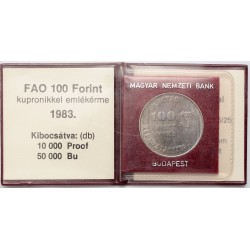 100 forint FAO 1983 BP MNB tokban