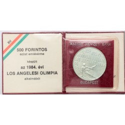 500 forint Nyári Olimpia - Los Angeles 1984 BP MNB tokban