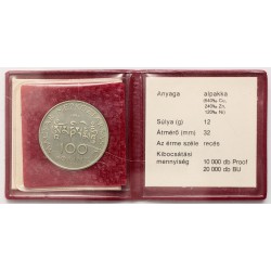 100 forint Kőrösi Csoma Sándor 1984 BP MNB tokban