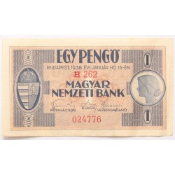 1 pengő 1938