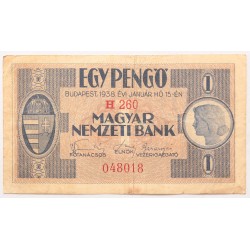 1 pengő 1938