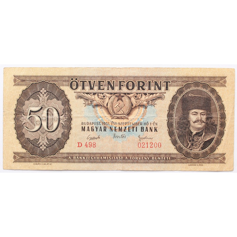 50 forint 1951