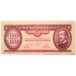 100 forint 1949 MINTA lyukasztás