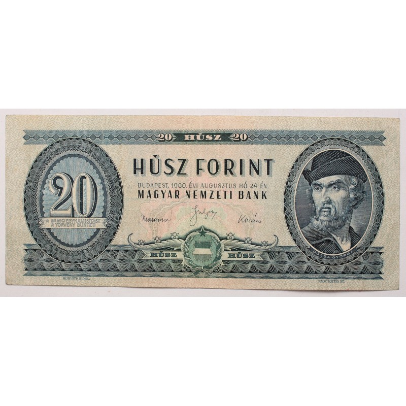 20 forint 1960