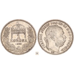 Ferenc József 1 korona 1895 KB