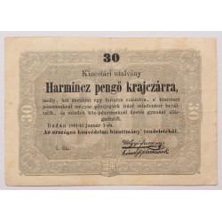 30 krajcár 1849