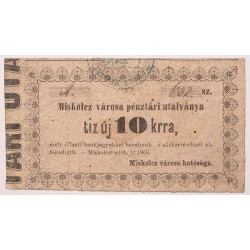 Miskolc 10 krajcár 1860