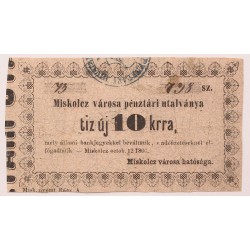 Miskolc 10 krajcár 1860