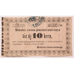 Miskolc 10 krajcár 1860