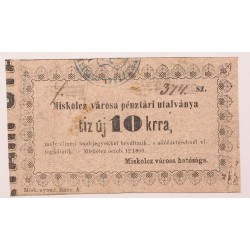 Miskolc 10 krajcár 1860