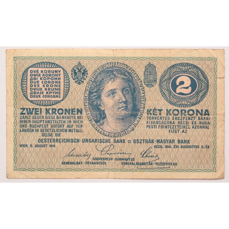 2 korona 1914 C sorozat