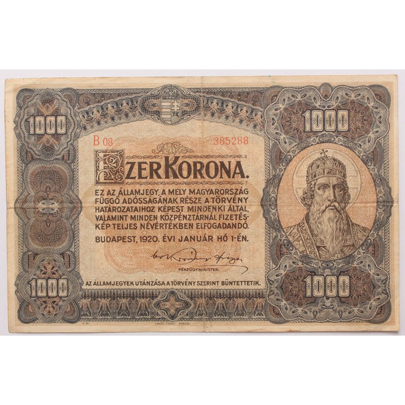 1000 korona 1920