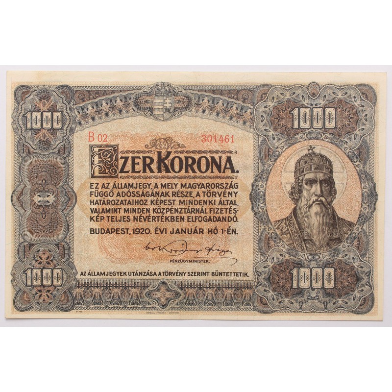 1000 korona 1920