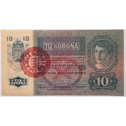 10 korona 1915 Magyarország FB.