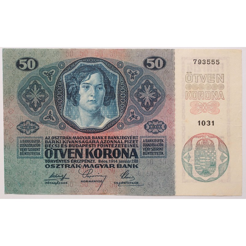 50 korona 1914