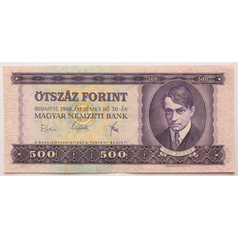 500 forint 1969