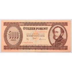 5000 forint 1992 Hibás