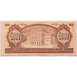 5000 forint 1992 Hibás