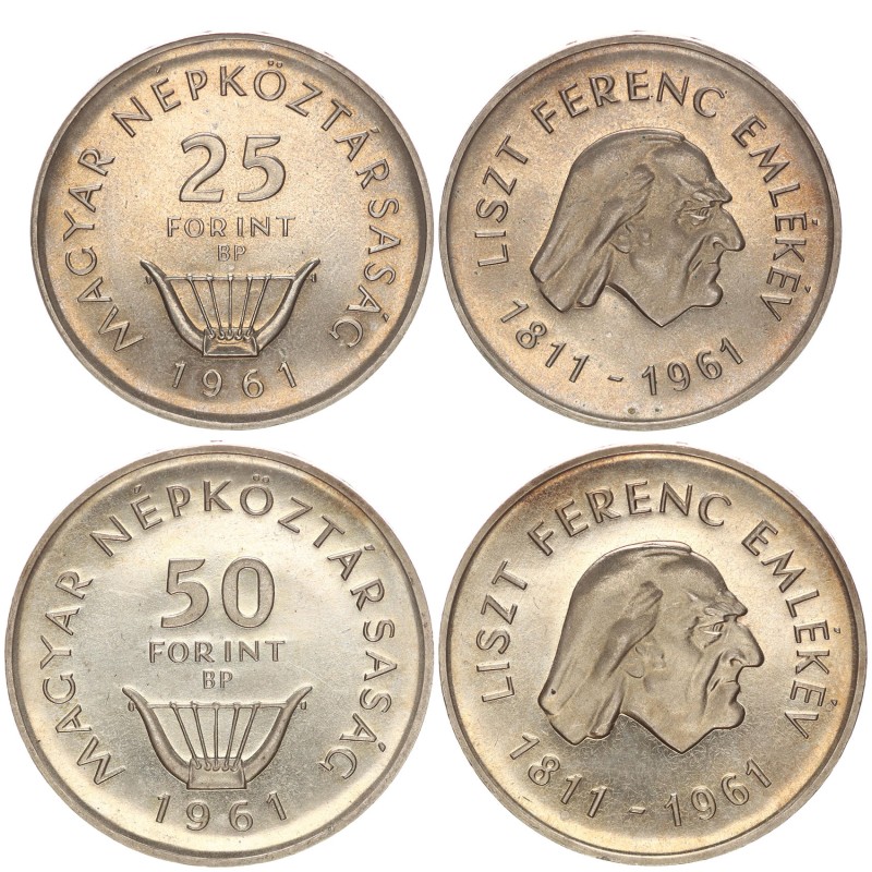 25-50 forint Liszt Ferenc 1961 BP