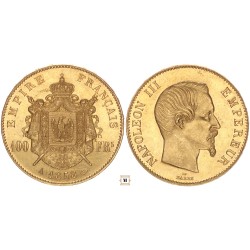 III.Napoleon 100 frank 1858 A