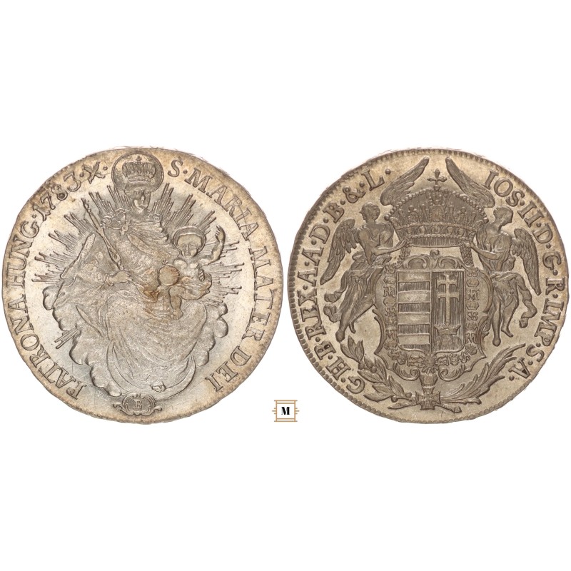 II. József 1/2 tallér 1783 B II. József 1/2 tallér 1783 B