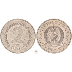 2 forint 1950 P. V. - próbaveret