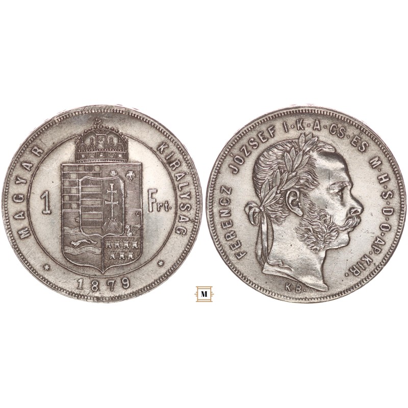 Ferenc József 1 forint 1879 KB