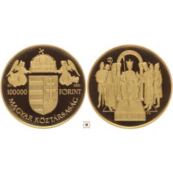 100000 forint Szent István 2001 BP