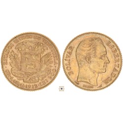 Venezuela 20 bolivares 1912