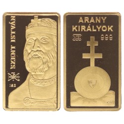 Arany Királyok - Szent István, Au(.999), 0.5g