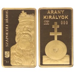 Arany Királyok - Szapolyai János, Au(.999), 0.5g