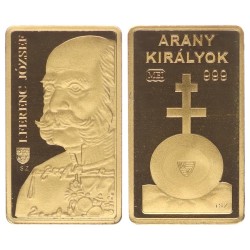 Arany Királyok - Ferenc József, Au(.999), 0.5g