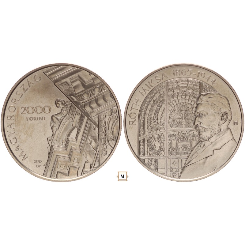 2000 forint Róth Miksa 2015 BP