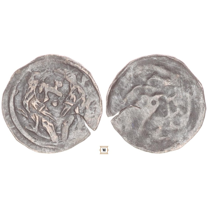 V.István 1245/ 1270-1272 Denár  ÉH 268 Incuse/!/