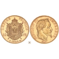Franciaország 50 francs 1864 A