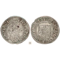 II. Lajos 1516-26 denár 1519 K-G ÉH 673