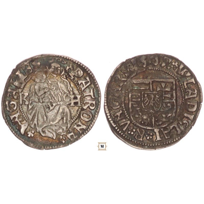 II. Ulászló 1490-1516 denár 1504 K-H ÉH 646 II. Ulászló 1490-1516 denár 1504 K-H ÉH 646