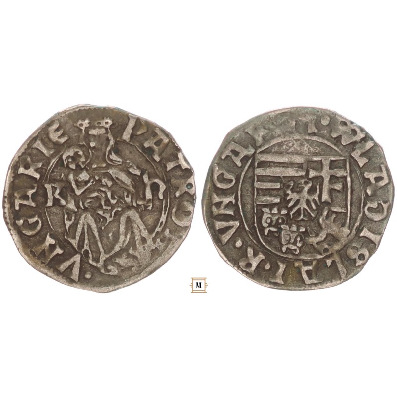 II. Ulászló 1490-1516 denár K-h ÉH 641 II. Ulászló 1490-1516 denár K-h ÉH 641